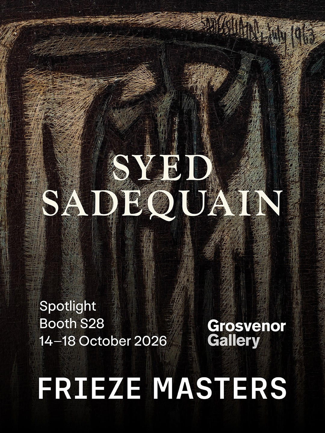 Syed Sadequain at Frieze Masters 2026: A Celebration of Artistic Brilliance